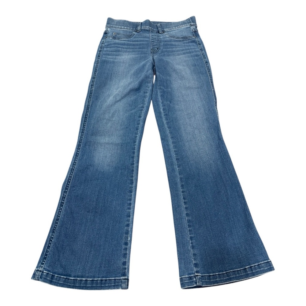 Spanx Kick Flare Jeans Size Small Vintage Indigo Tummy Control Highwaisted